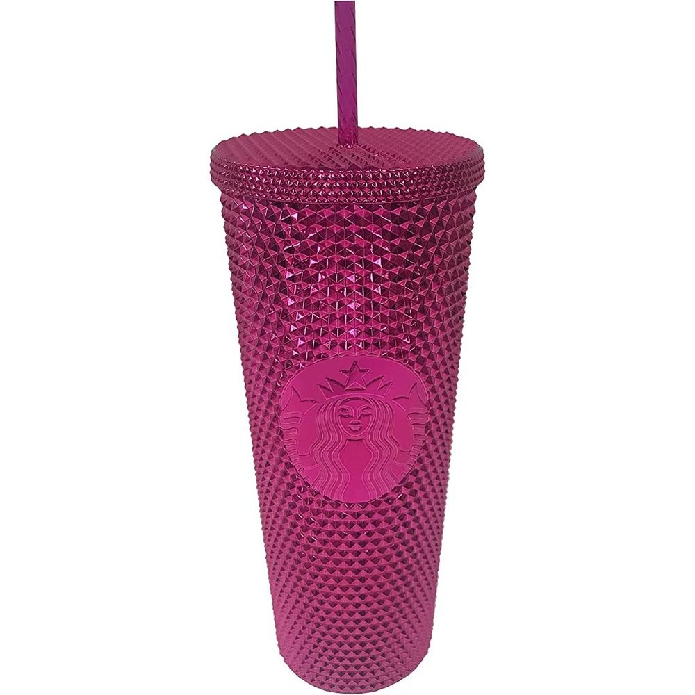 New + Unused Starbucks Tumbler Sangria Bling Studded Holiday 2022 - Venti 24oz